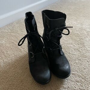 Sorel Black Combat Boots